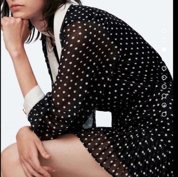 ZARA Polka Dot Dress - Picture 10 of 15